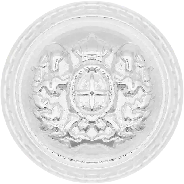  BLZ32 - Crown Figure Metal Button