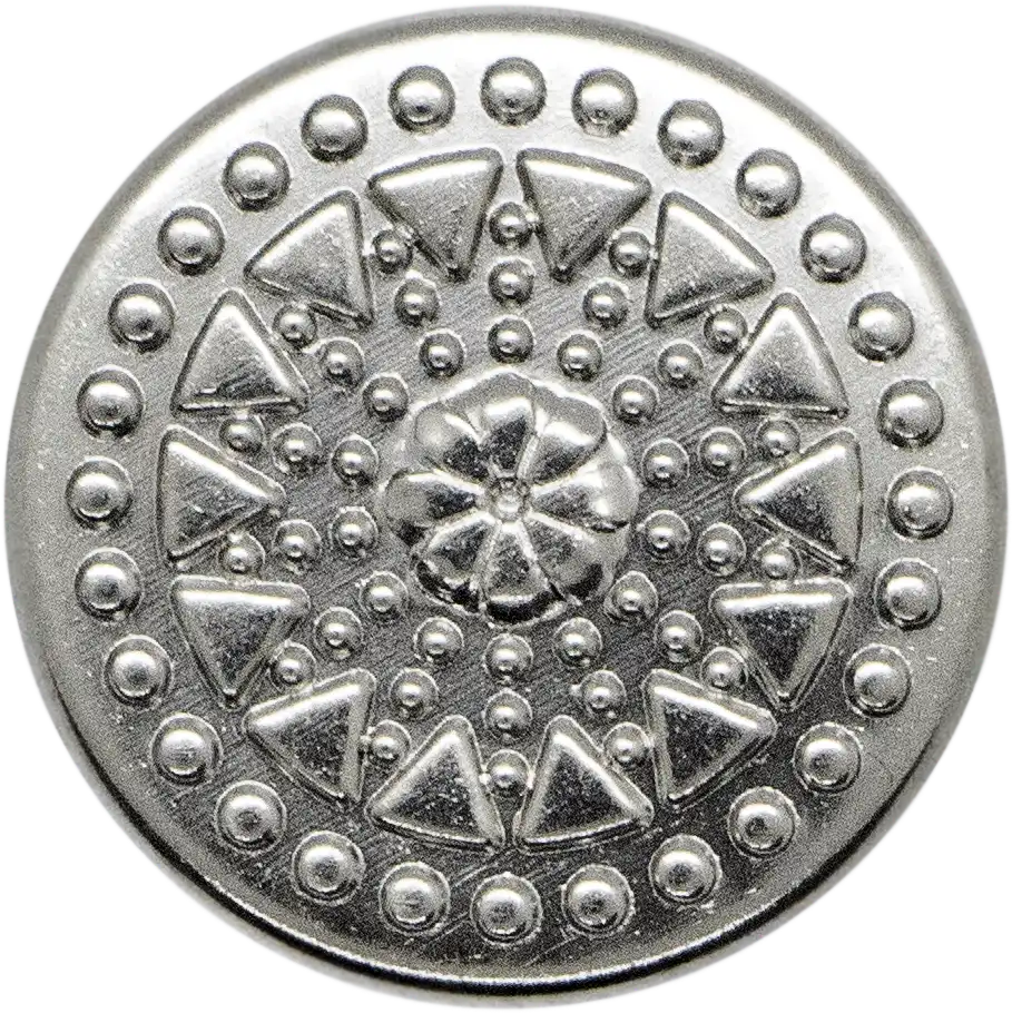  BJB19 - Emboss Patterned Jeans Button