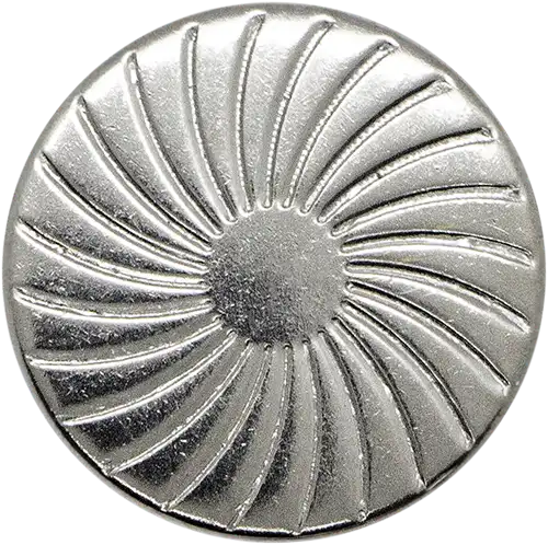  BJB20 - Propeller Pattern Denim Button