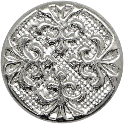  BJB21 - Authentic Patterned Denim Button