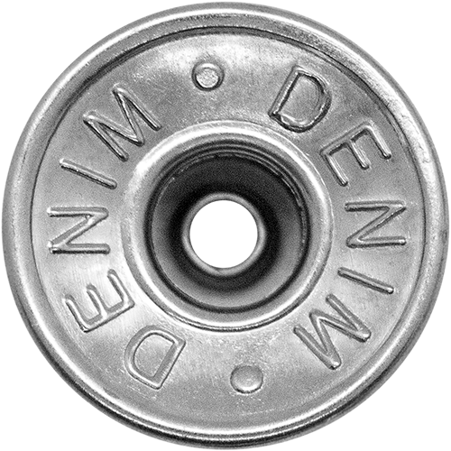  BJB25 - Denim Logo Jeans Button