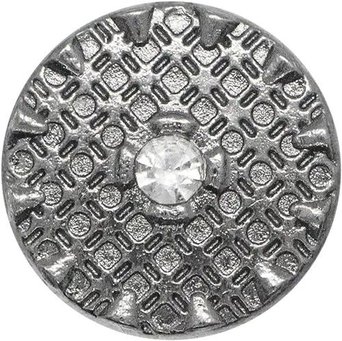  ZJB6 - Crystal Stone In Center Jeans Buttons