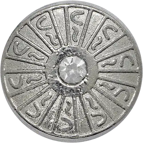  ZJB15 - Zamak Jeans Buttons With Pattern