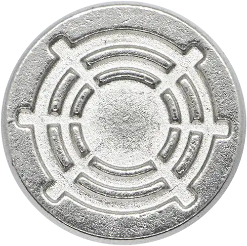  ZJB17 - Engrave Pattern Zamak Denim Buttons