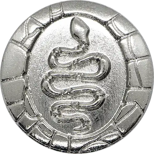  ZJB22 - Snake Figure Jeans Buttons
